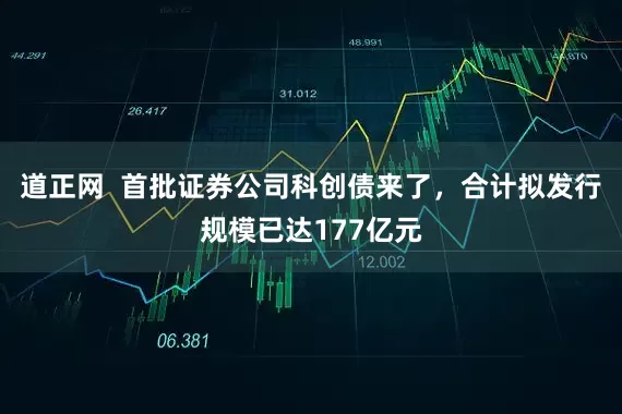 道正网  首批证券公司科创债来了，合计拟发行规模已达177亿元