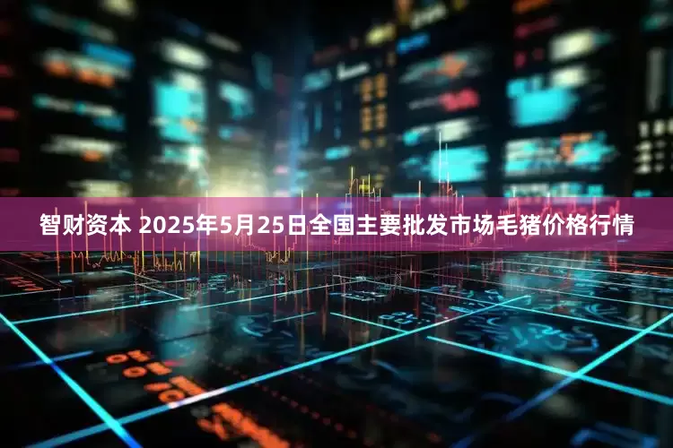 智财资本 2025年5月25日全国主要批发市场毛猪价格行情